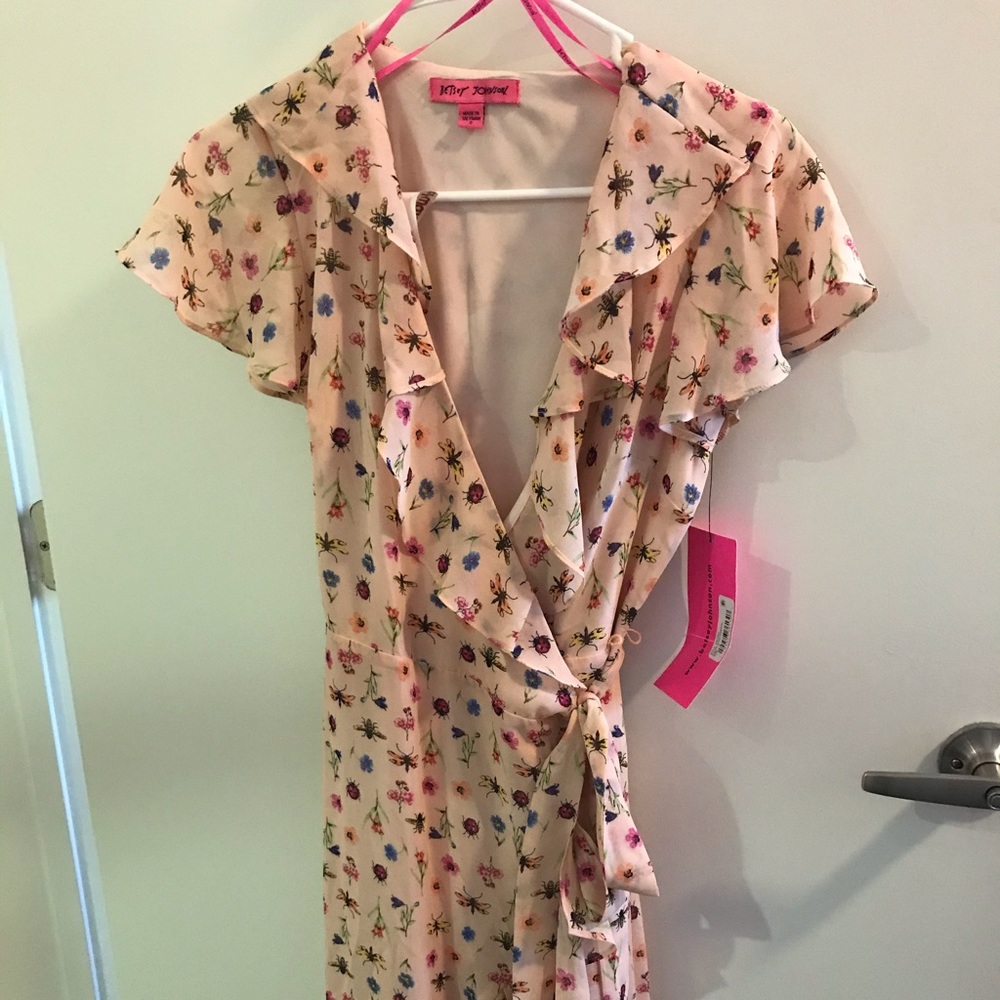 Betsey Johnson wrap dress
